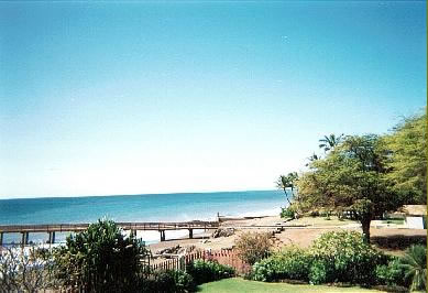 View looking downbeach